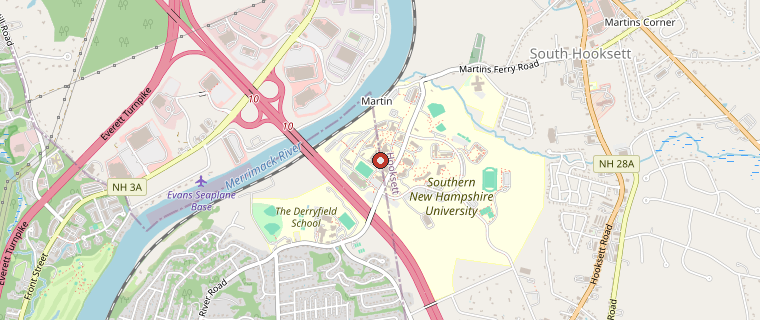 OpenStreetMap of Southern New Hampshire University